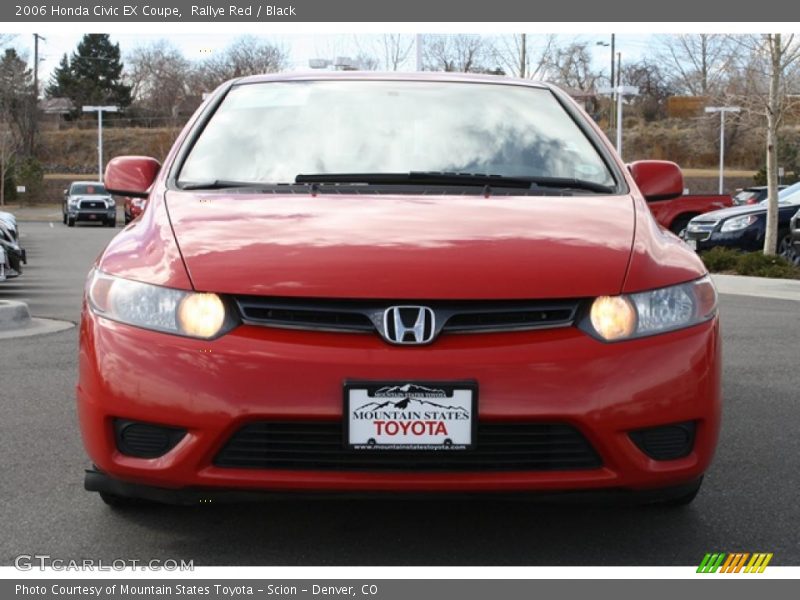 Rallye Red / Black 2006 Honda Civic EX Coupe