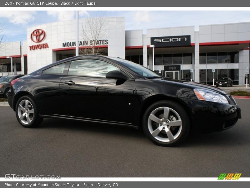 Black / Light Taupe 2007 Pontiac G6 GTP Coupe