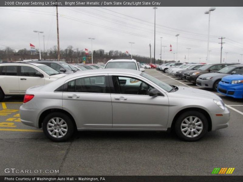 Bright Silver Metallic / Dark Slate Gray/Light Slate Gray 2008 Chrysler Sebring LX Sedan