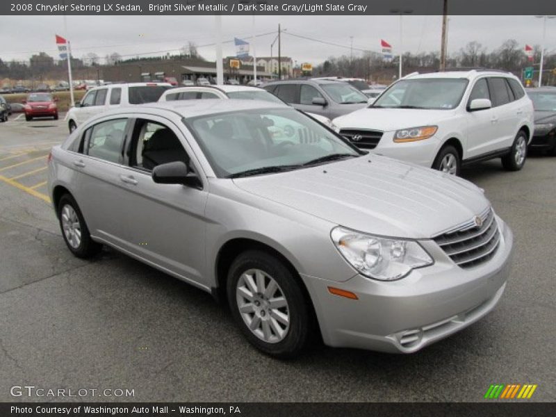 Bright Silver Metallic / Dark Slate Gray/Light Slate Gray 2008 Chrysler Sebring LX Sedan