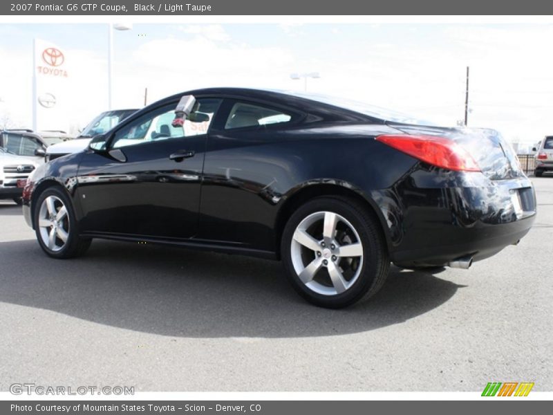 Black / Light Taupe 2007 Pontiac G6 GTP Coupe