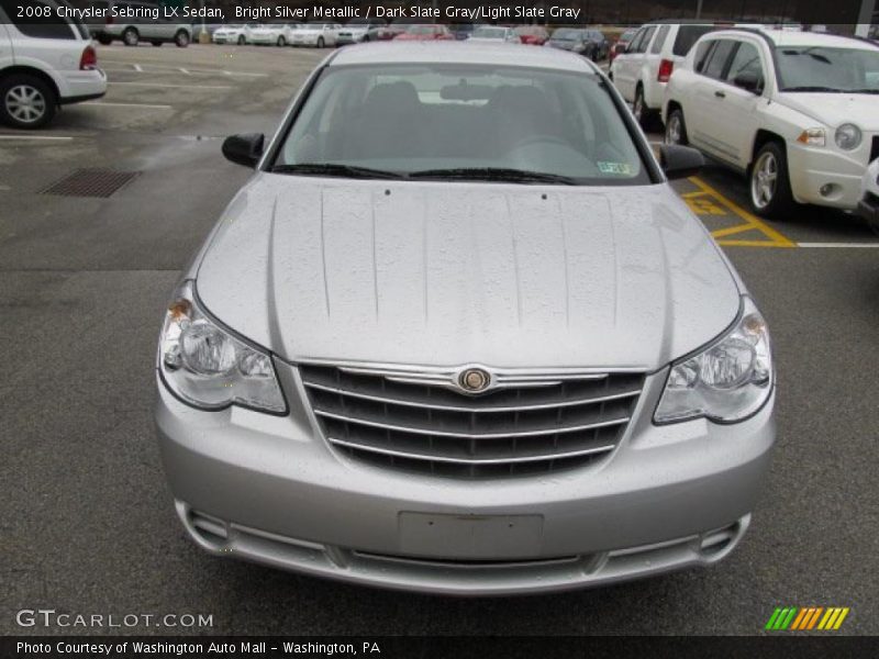 Bright Silver Metallic / Dark Slate Gray/Light Slate Gray 2008 Chrysler Sebring LX Sedan