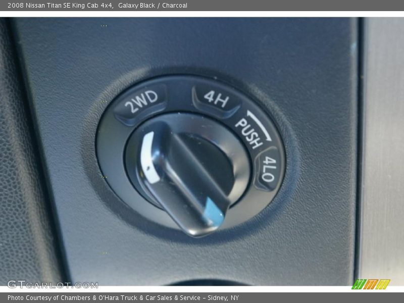 Galaxy Black / Charcoal 2008 Nissan Titan SE King Cab 4x4