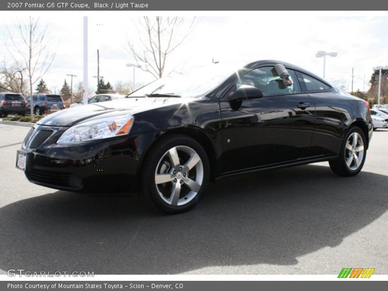 Black / Light Taupe 2007 Pontiac G6 GTP Coupe