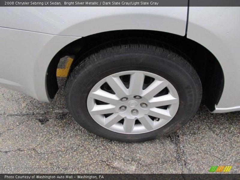 Bright Silver Metallic / Dark Slate Gray/Light Slate Gray 2008 Chrysler Sebring LX Sedan