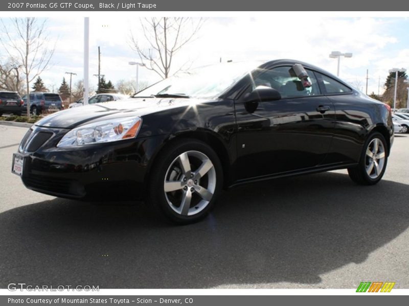 Black / Light Taupe 2007 Pontiac G6 GTP Coupe