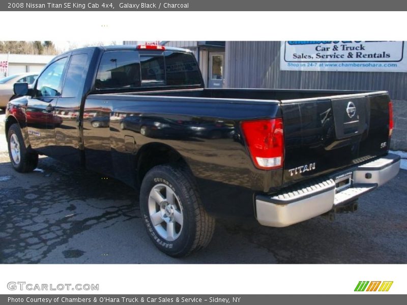 Galaxy Black / Charcoal 2008 Nissan Titan SE King Cab 4x4