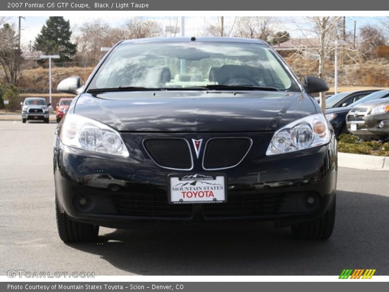 Black / Light Taupe 2007 Pontiac G6 GTP Coupe