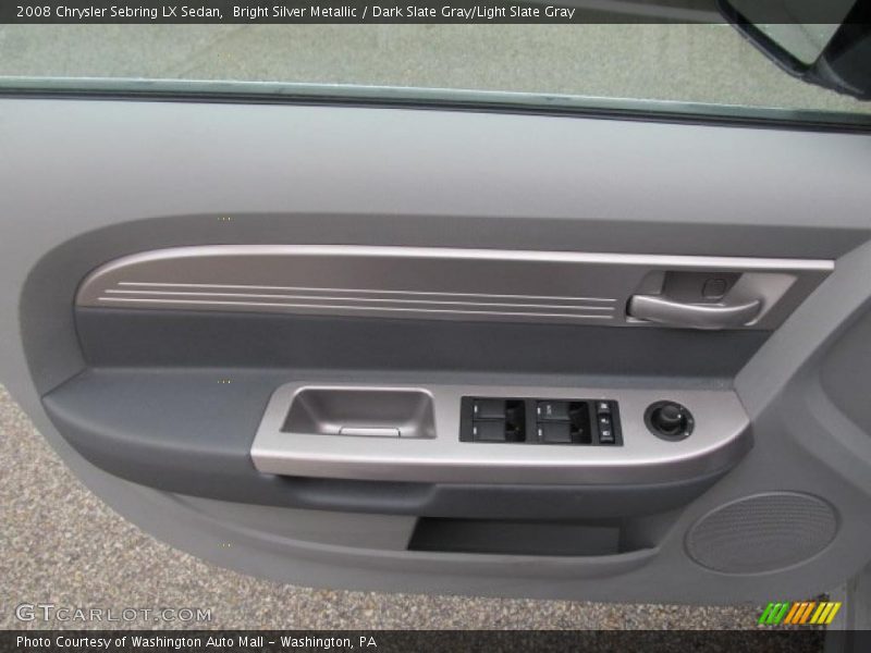 Bright Silver Metallic / Dark Slate Gray/Light Slate Gray 2008 Chrysler Sebring LX Sedan