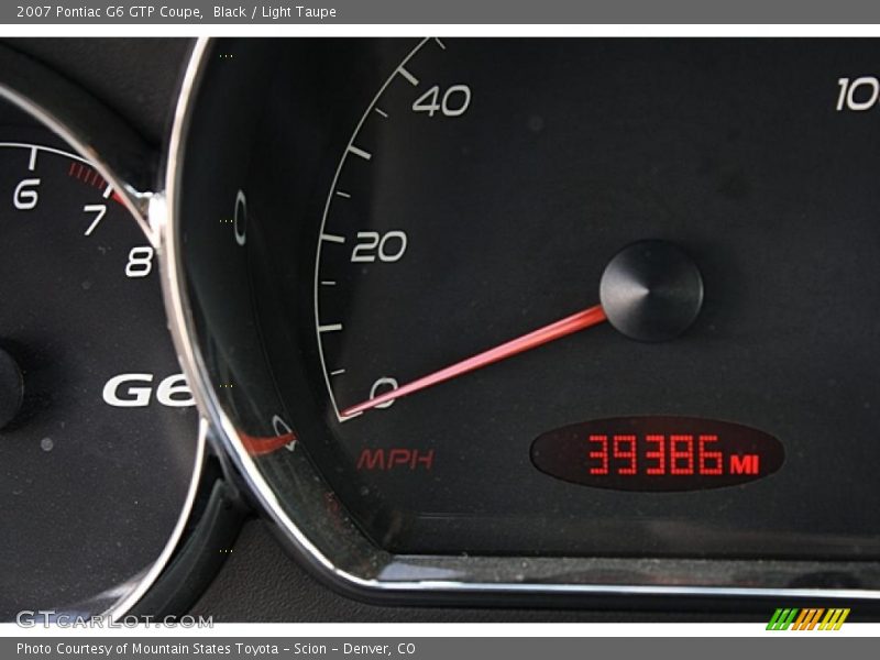 Black / Light Taupe 2007 Pontiac G6 GTP Coupe