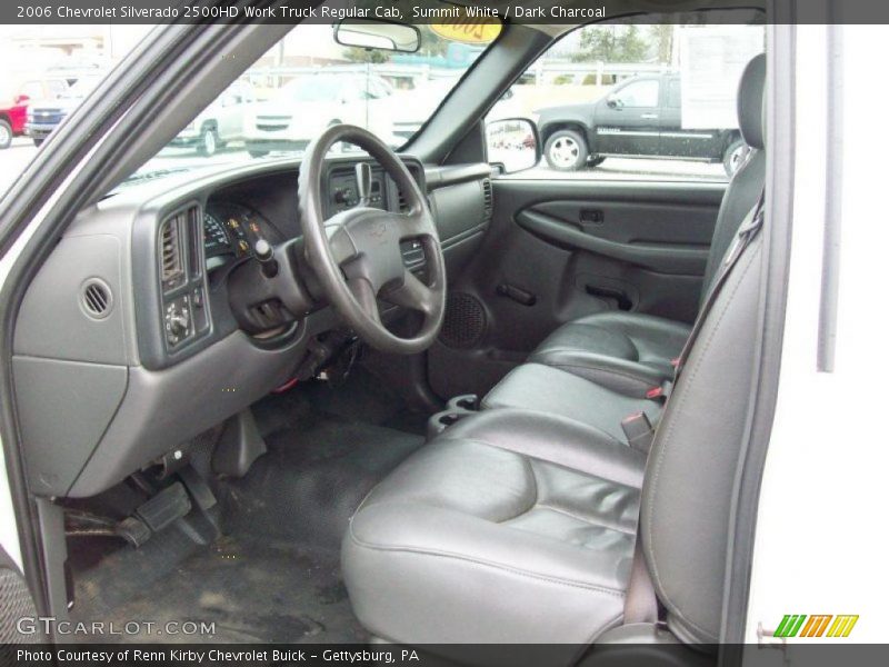  2006 Silverado 2500HD Work Truck Regular Cab Dark Charcoal Interior