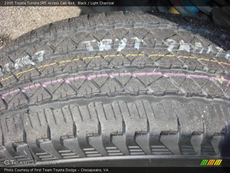 Black / Light Charcoal 2005 Toyota Tundra SR5 Access Cab 4x4