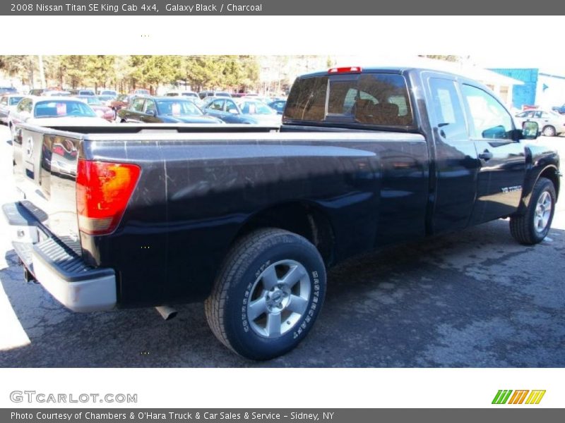 Galaxy Black / Charcoal 2008 Nissan Titan SE King Cab 4x4