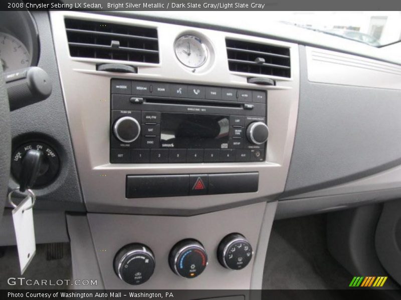 Bright Silver Metallic / Dark Slate Gray/Light Slate Gray 2008 Chrysler Sebring LX Sedan