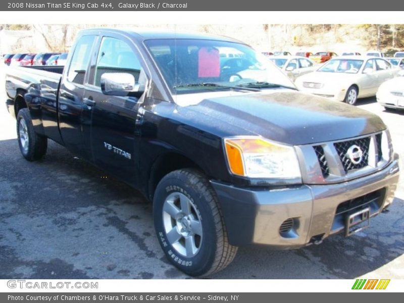 Galaxy Black / Charcoal 2008 Nissan Titan SE King Cab 4x4