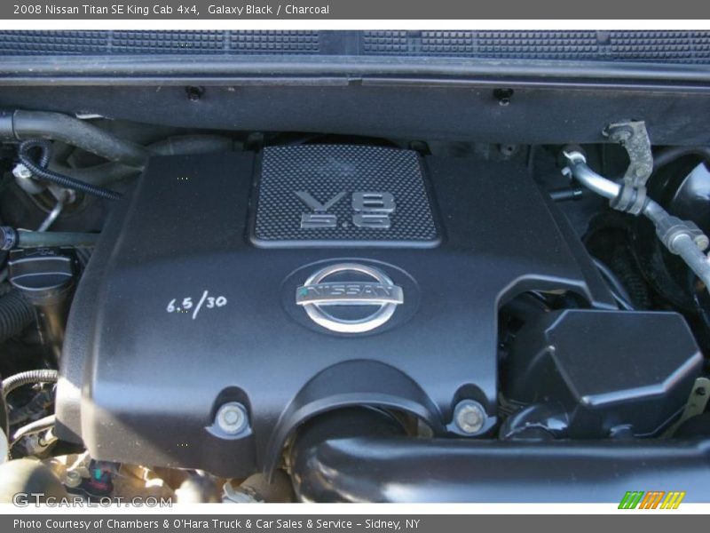 Galaxy Black / Charcoal 2008 Nissan Titan SE King Cab 4x4