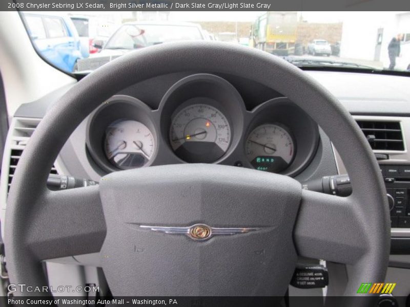 Bright Silver Metallic / Dark Slate Gray/Light Slate Gray 2008 Chrysler Sebring LX Sedan