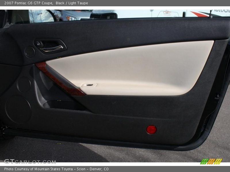 Black / Light Taupe 2007 Pontiac G6 GTP Coupe