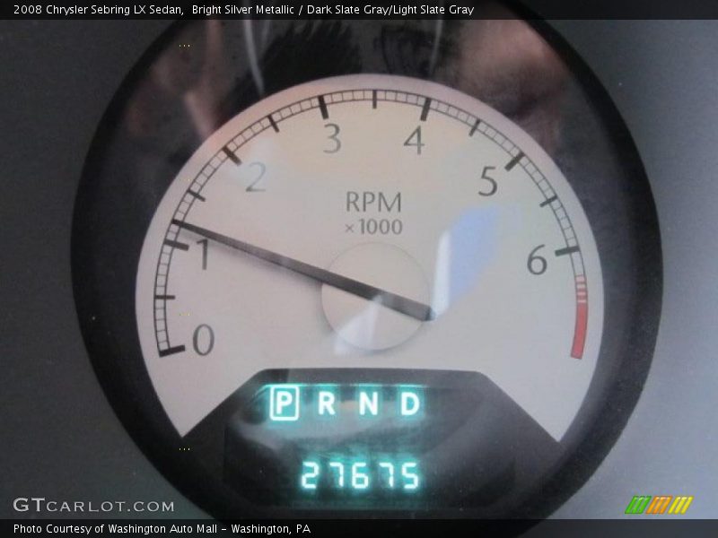 Bright Silver Metallic / Dark Slate Gray/Light Slate Gray 2008 Chrysler Sebring LX Sedan