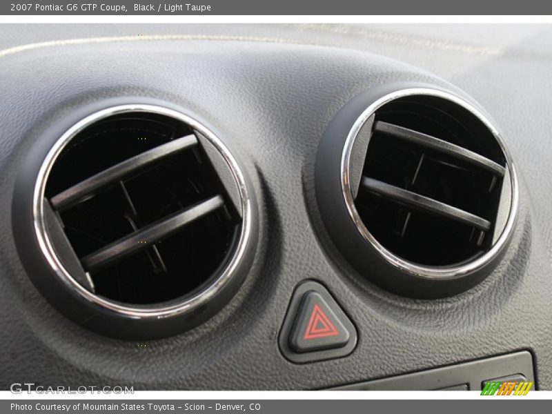 Black / Light Taupe 2007 Pontiac G6 GTP Coupe