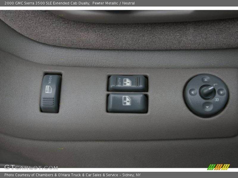 Pewter Metallic / Neutral 2000 GMC Sierra 3500 SLE Extended Cab Dually
