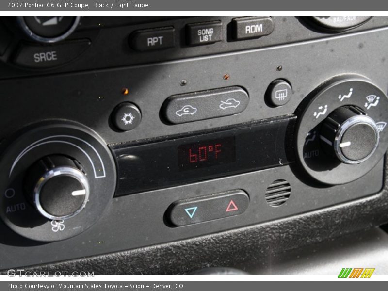 Black / Light Taupe 2007 Pontiac G6 GTP Coupe