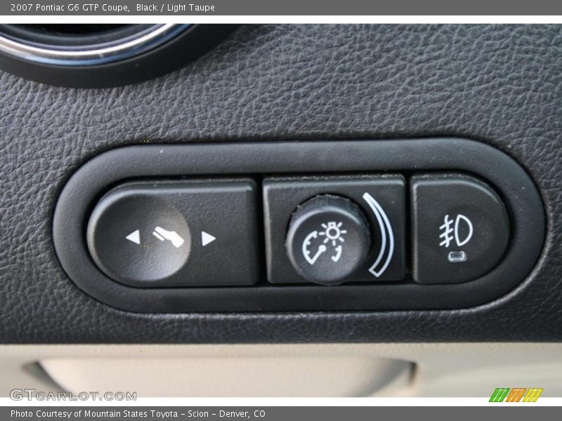 Black / Light Taupe 2007 Pontiac G6 GTP Coupe