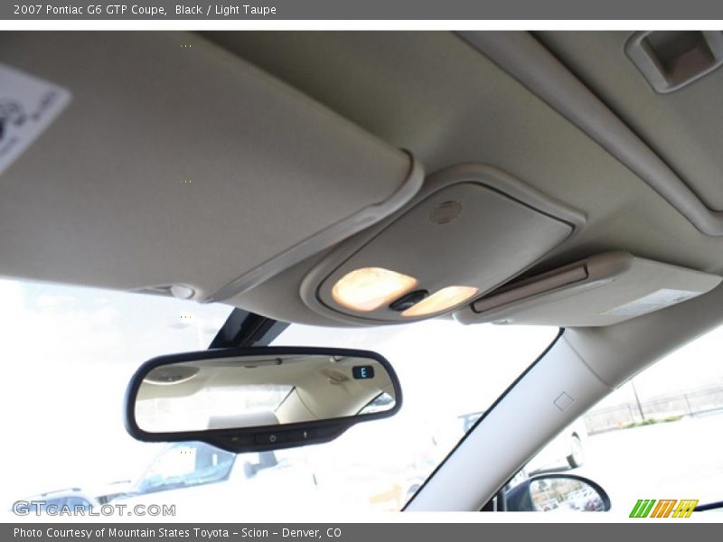 Black / Light Taupe 2007 Pontiac G6 GTP Coupe