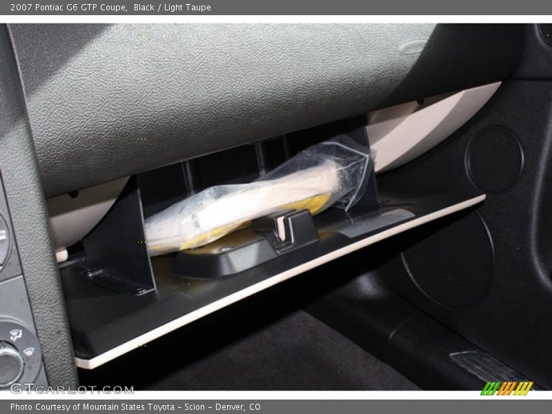 Black / Light Taupe 2007 Pontiac G6 GTP Coupe