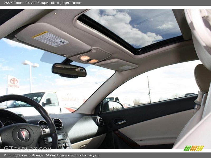 Black / Light Taupe 2007 Pontiac G6 GTP Coupe