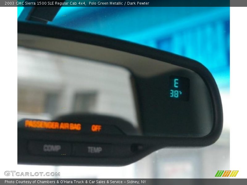 Polo Green Metallic / Dark Pewter 2003 GMC Sierra 1500 SLE Regular Cab 4x4