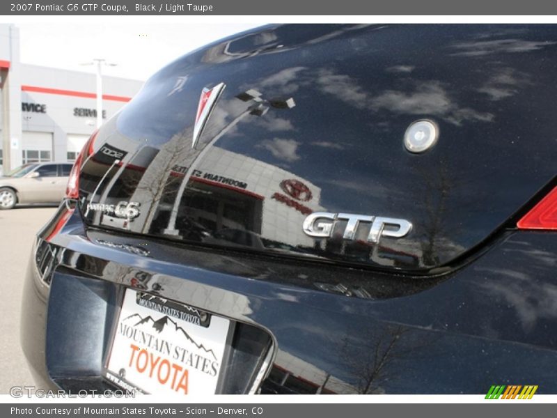 Black / Light Taupe 2007 Pontiac G6 GTP Coupe