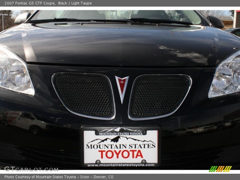Black / Light Taupe 2007 Pontiac G6 GTP Coupe