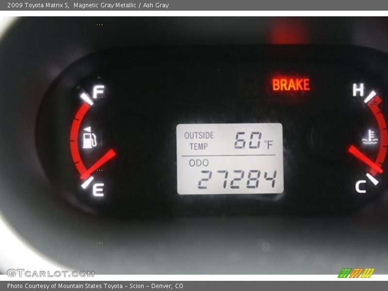 Magnetic Gray Metallic / Ash Gray 2009 Toyota Matrix S
