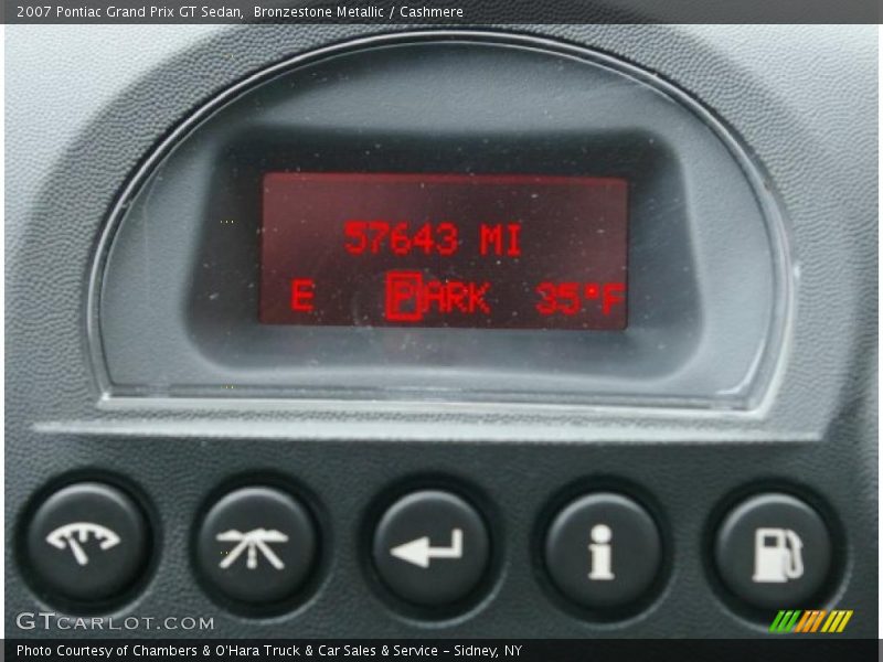 Bronzestone Metallic / Cashmere 2007 Pontiac Grand Prix GT Sedan