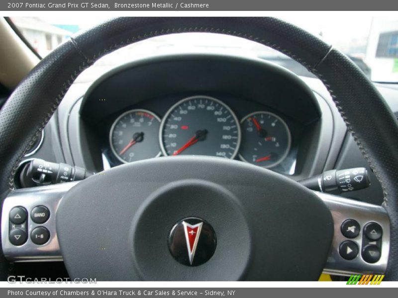 Bronzestone Metallic / Cashmere 2007 Pontiac Grand Prix GT Sedan