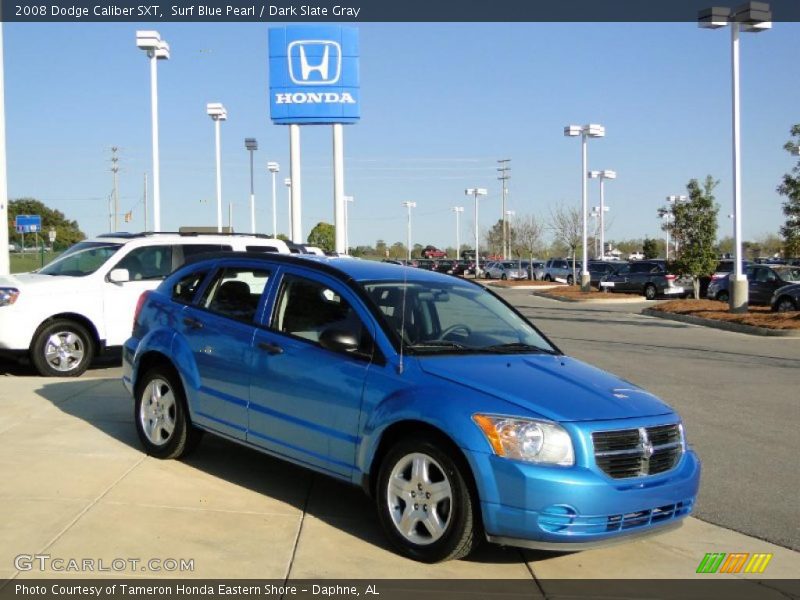Surf Blue Pearl / Dark Slate Gray 2008 Dodge Caliber SXT