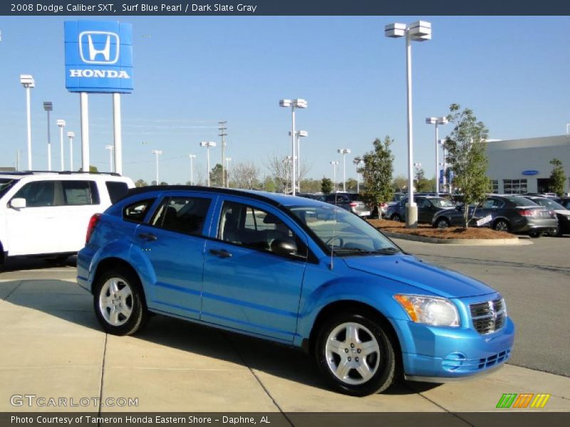 Surf Blue Pearl / Dark Slate Gray 2008 Dodge Caliber SXT