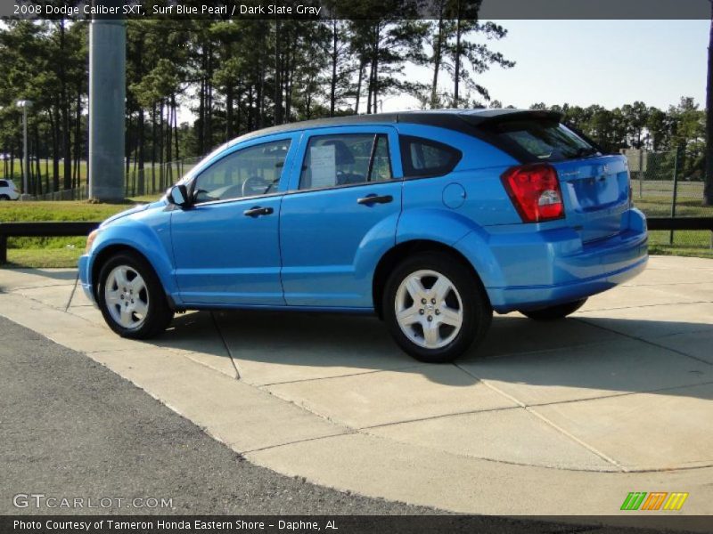 Surf Blue Pearl / Dark Slate Gray 2008 Dodge Caliber SXT