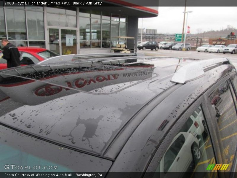 Black / Ash Gray 2008 Toyota Highlander Limited 4WD
