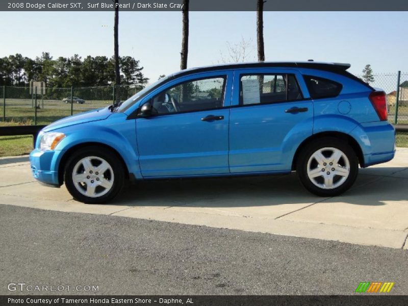 Surf Blue Pearl / Dark Slate Gray 2008 Dodge Caliber SXT