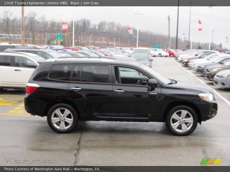 Black / Ash Gray 2008 Toyota Highlander Limited 4WD