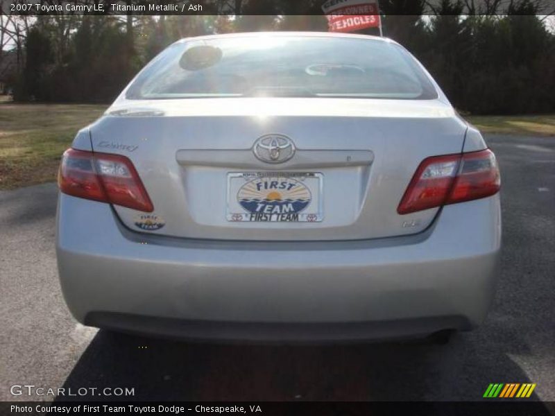 Titanium Metallic / Ash 2007 Toyota Camry LE