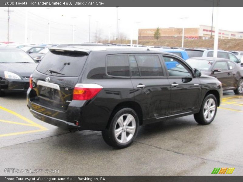 Black / Ash Gray 2008 Toyota Highlander Limited 4WD