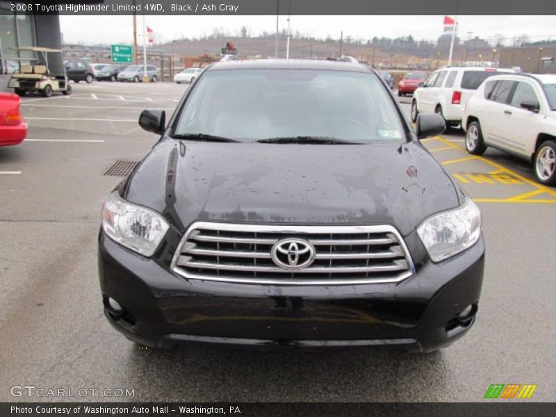 Black / Ash Gray 2008 Toyota Highlander Limited 4WD