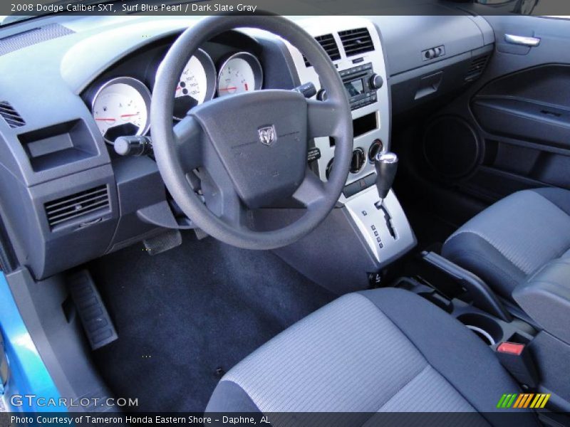 Surf Blue Pearl / Dark Slate Gray 2008 Dodge Caliber SXT