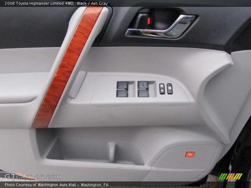 Black / Ash Gray 2008 Toyota Highlander Limited 4WD