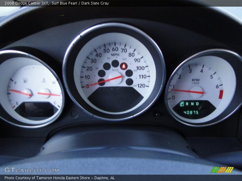 Surf Blue Pearl / Dark Slate Gray 2008 Dodge Caliber SXT