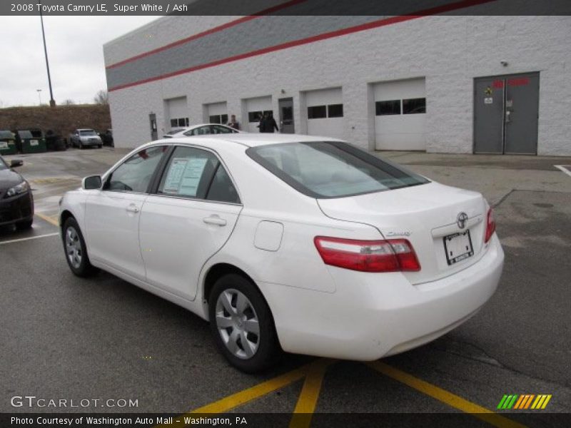 Super White / Ash 2008 Toyota Camry LE