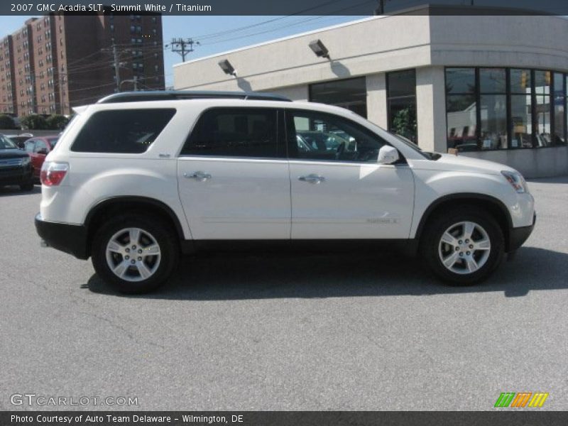 Summit White / Titanium 2007 GMC Acadia SLT